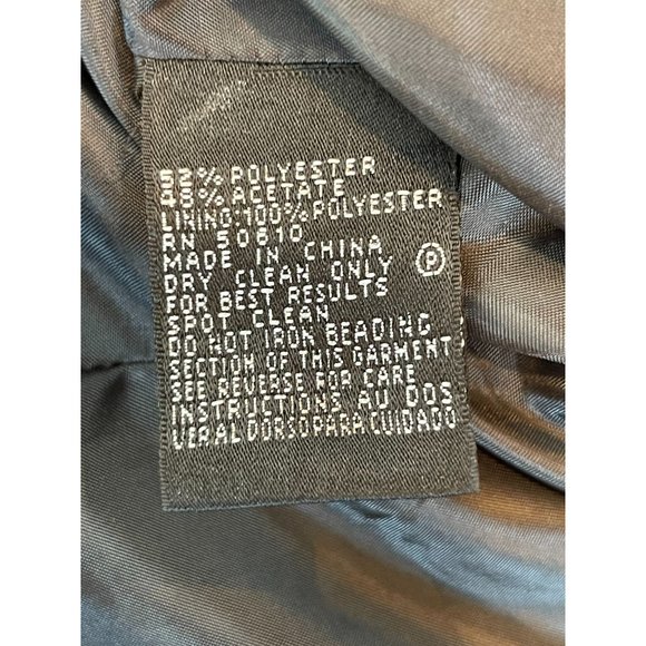 Kasper Womens Fitted Tank Top Scoop Neck Sleeveless Pullover Black Size 8P - Picture 6 of 7